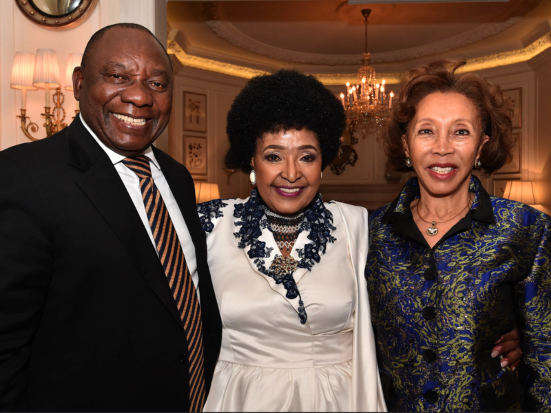 Then Deputy President Cyril Ramaphosa and wife Tshepo Motsepe, with Winnie Mandela