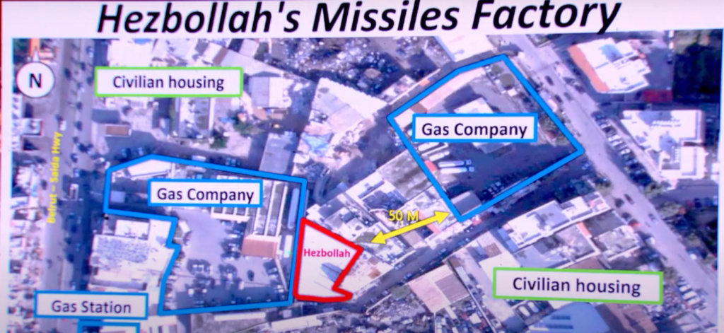 Hezbollah Arms Depot in Beirut