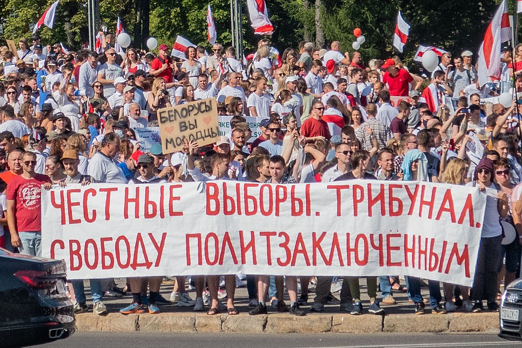 Belarus protests Minsk 16 Aug 2020