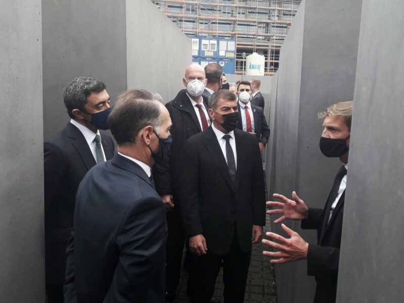 Israel, UAE, Germany Joint Visit to Holocaust Memorial