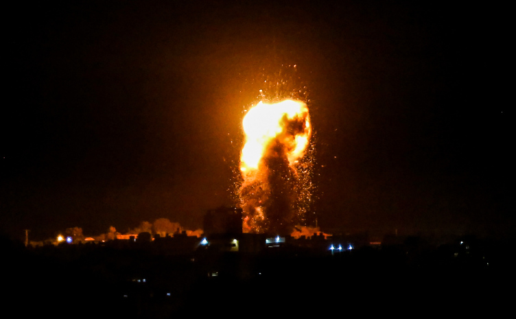 IDF-Airstrikes-Hamas-targets-in-southern-Gaza