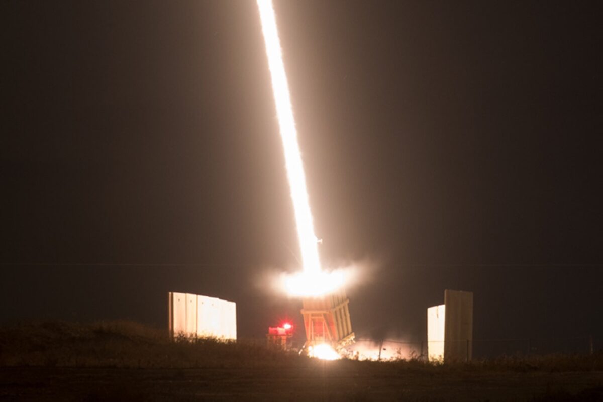 Iron Dome Intercepts Missile