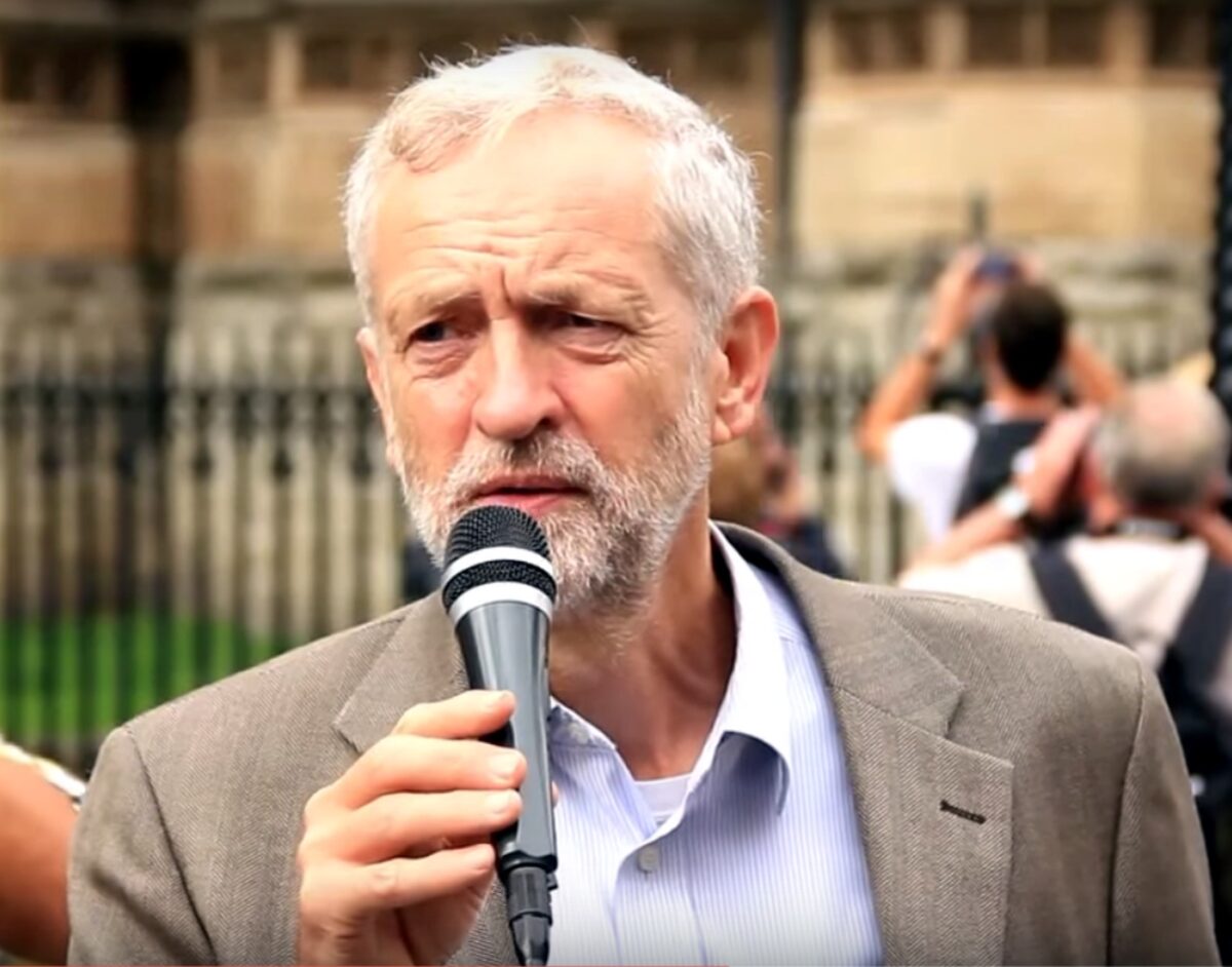 Former British Labour Party leader, Jeremy Corbyn.