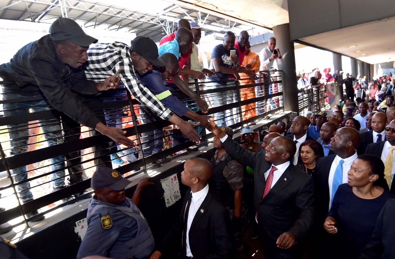 President-Ramaphosa-visits-SASSA-Office-Alexandra-JHB