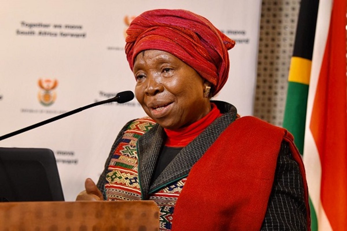Minister Nkosazana Dlamini Zuma