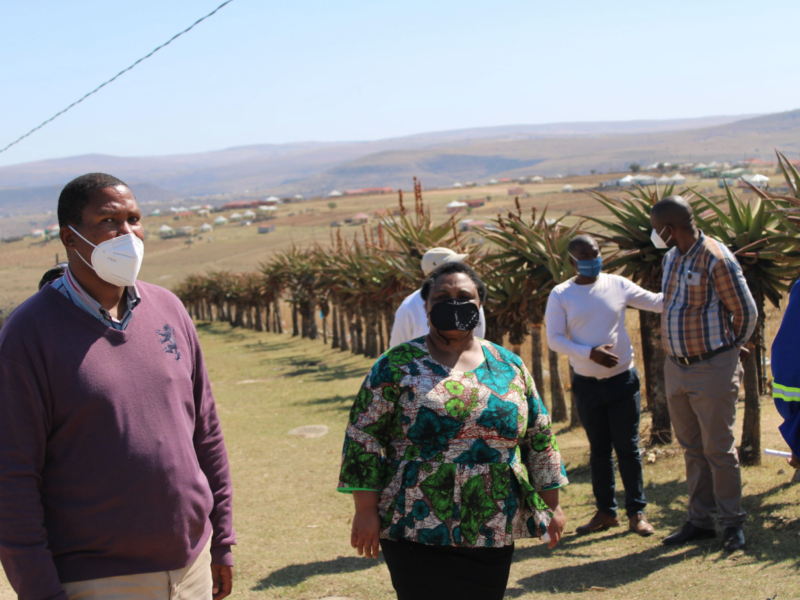 Minister of Agriculture, Land Reform and Rural Development (DALRRD), Thoko Didiza, visits Mvelo, Eastern Cape, 14 Sept 2020