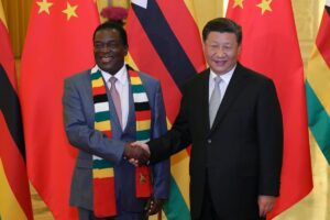 President Emmerson Mnangagwa & President Xi Jinping in Beijing, 2018