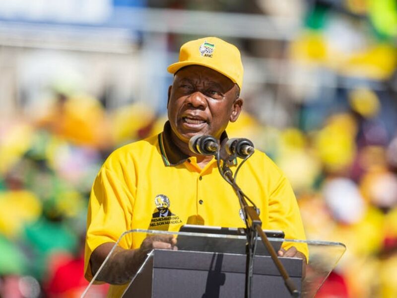 President Cyril Ramaphosa’s campaign against corruption is being undermined from within the governing ANC. EFE-EPA/Yeshiel Panchia.