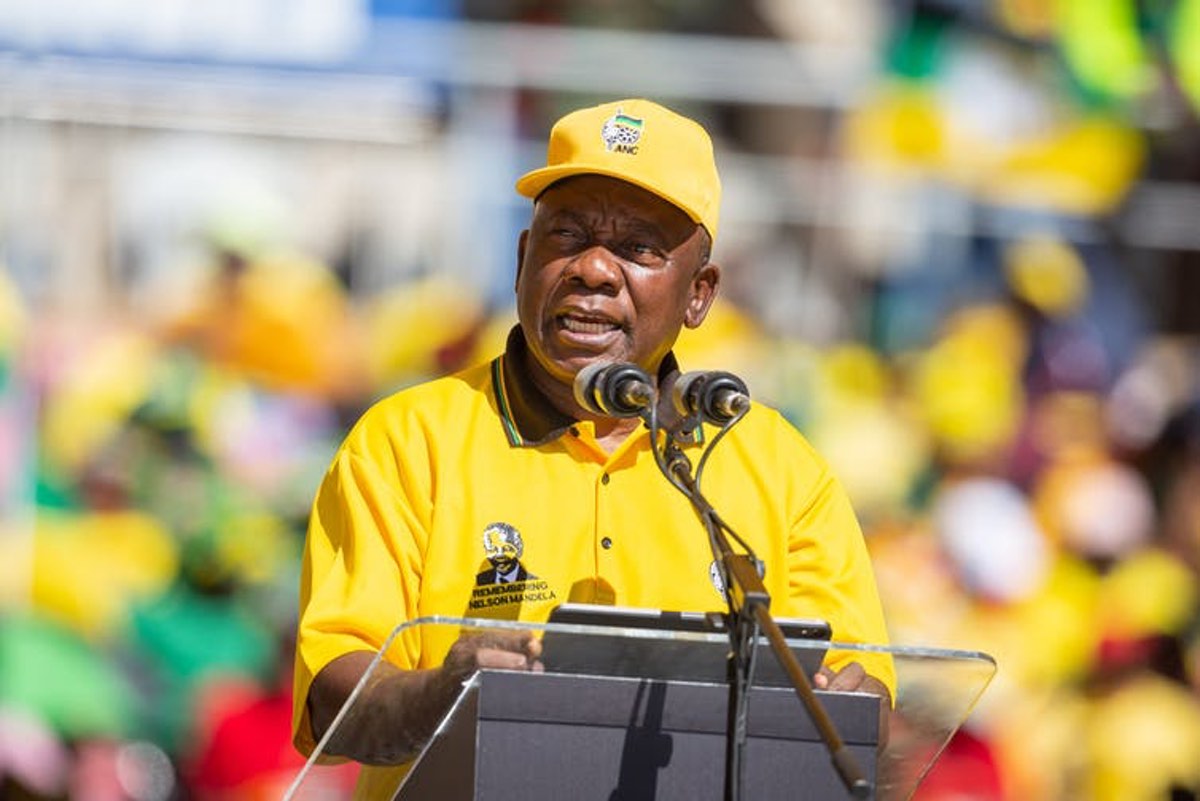 President Cyril Ramaphosa’s campaign against corruption is being undermined from within the governing ANC. EFE-EPA/Yeshiel Panchia.
