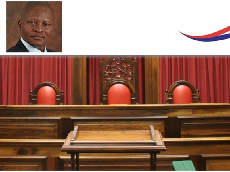 Chief Justice Mogoeng Mogoeng and the Judiciary.