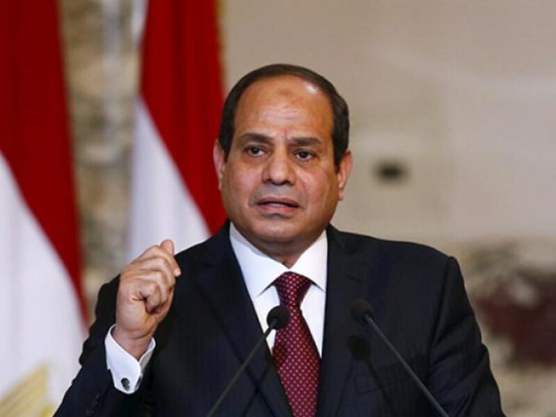 Egyptian President Abdul Fattah al-Sisi.