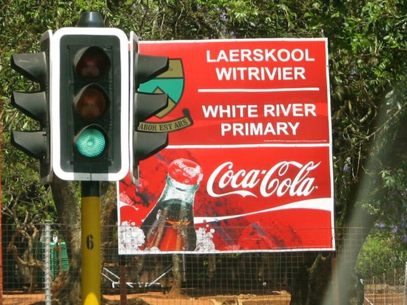 White River Primary school in South Africa, sponsored by Coca Cola. Roo Reynolds/Flickr.