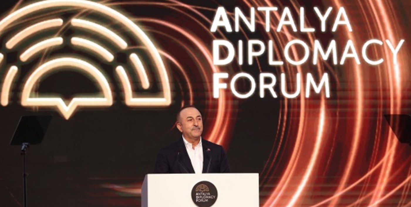 Foreign Minister Mevlüt Çavuşoğlu, Antalya Diplomacy Forum, Turkey, source: Turkish Ministry of Foreign Affairs.