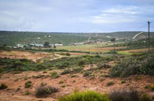 Land in South Africa near Garies, Kotzesrus, Northern Cape, by Jbdodane, Flickr.