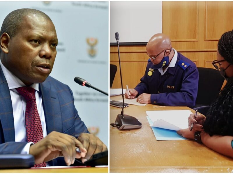 Minister Zweli Mkhize briefs media on measures to support municipalities in distress, 20 March 2018, SA Gov; DA Shadow Minister of Health Siviwe Gwarube MP, DA lays charges, 3 June 2021, Source: DA.