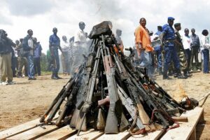 United Nations Security Council meeting on "Silencing the guns in #Africa" - Debate on cooperation between the United Nations & regional & subregional organizations in maintaining international peace & security, 2019. Source: UN Peacekeeping, Twitter.