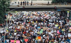 Protest and freedom. Photo by Alex Radelich on Unsplash.