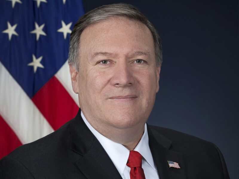 Former US Secretary of State Mike Pompeo.