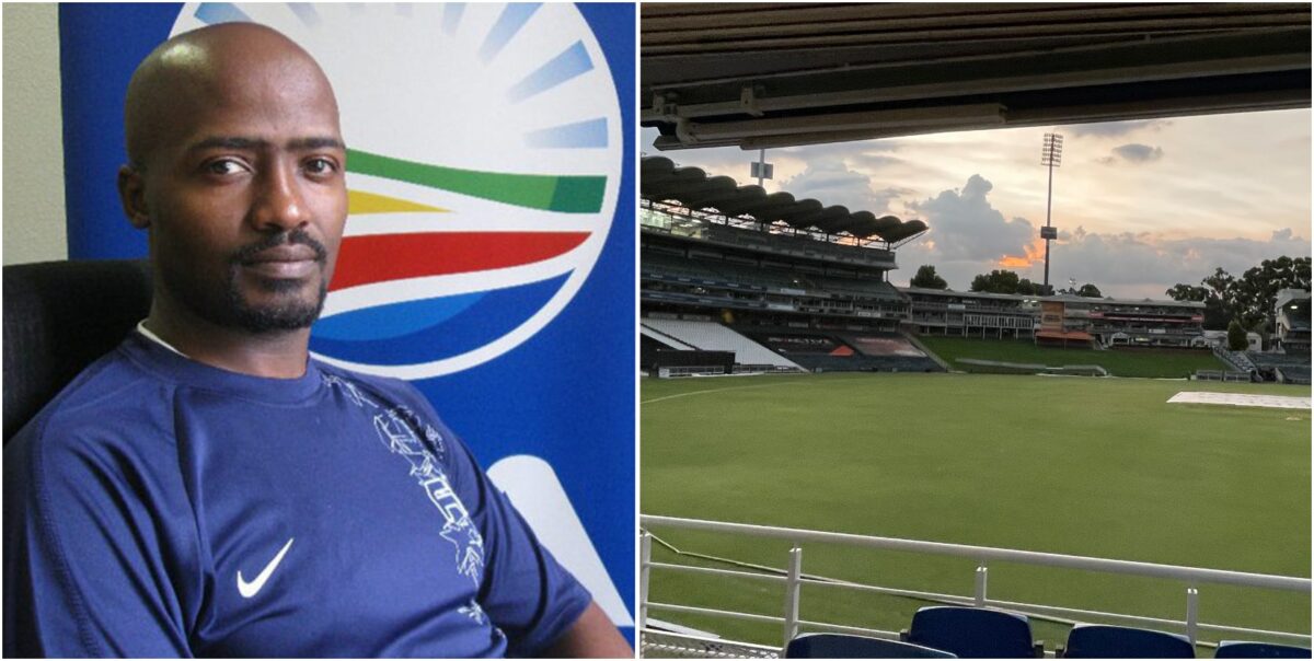 Tsepo Mhlongo MP, DA Shadow Minister of Sports, Arts and Culture, Source: DA; Wanderers Cricket Stadium, Source: S Salomon.