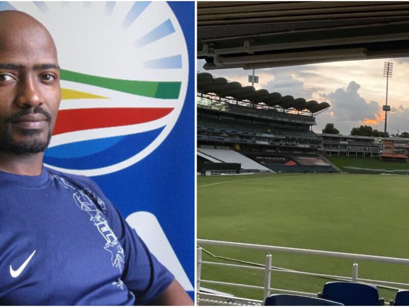 Tsepo Mhlongo MP, DA Shadow Minister of Sports, Arts and Culture, Source: DA; Wanderers Cricket Stadium, Source: S Salomon.