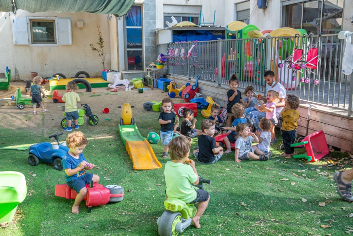 A kindergarten in Moshav Yashresh, Israel, Oct.18, 2020. Photo by Yossi Aloni/Flash90.