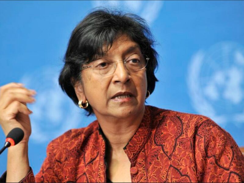 Navi Pillay United Nations Hight Commissioner for Human Rights speaks during the press confrence at the Palais des Nations of Geneva, 8 Dec 2009. UN, Flickr, https://creativecommons.org/licenses/by-nc-nd/2.0/