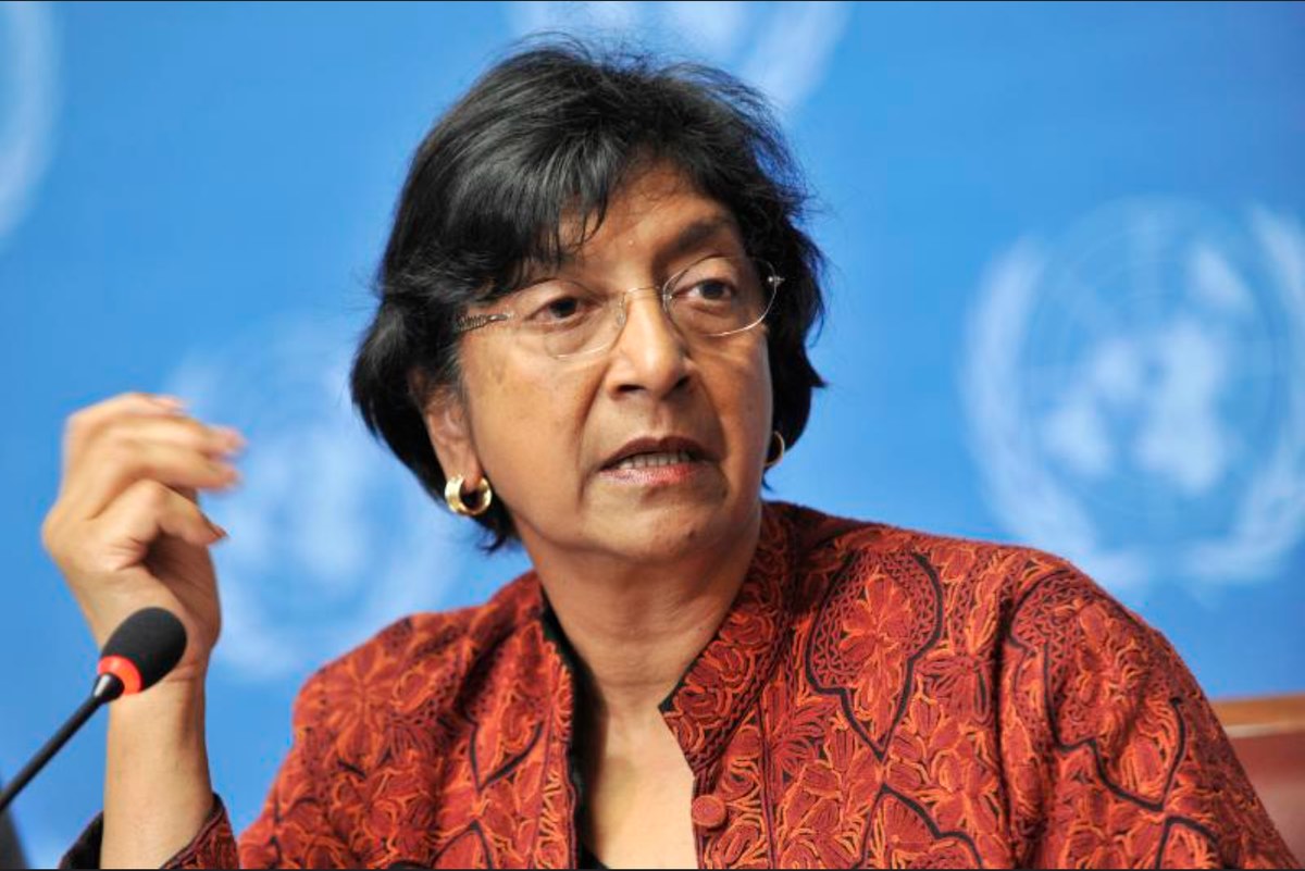 Navi Pillay United Nations Hight Commissioner for Human Rights speaks during the press confrence at the Palais des Nations of Geneva, 8 Dec 2009. UN, Flickr, https://creativecommons.org/licenses/by-nc-nd/2.0/