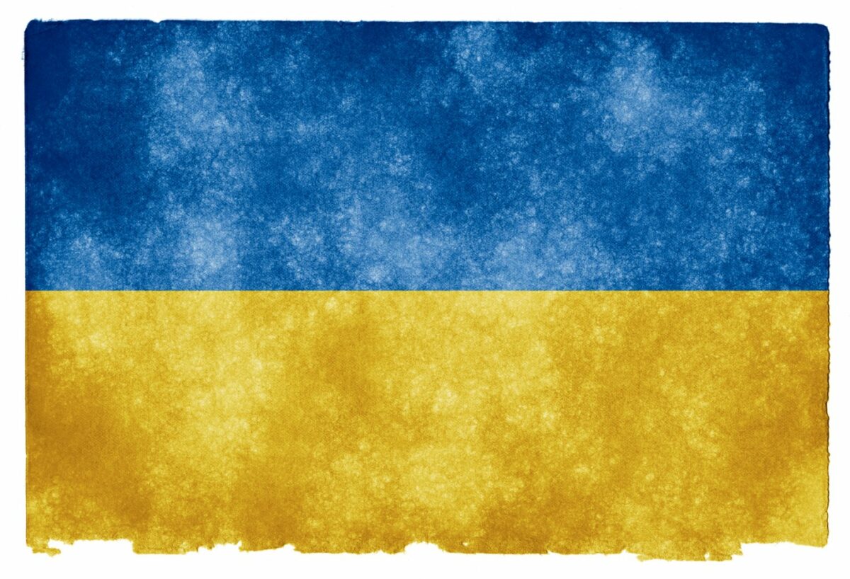 Ukraine Flag grunge - Nicolas Raymond, Flickr.