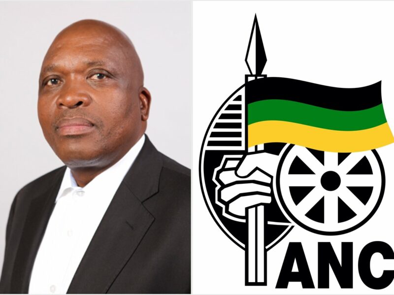 South African Minister of Health Dr Joe Phaala, pa.org.za; ANC Logo.