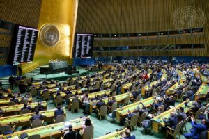 The United Nations General Assembly overwhelmingly adopted a resolution on Wednesday demanding that Russia immediately end its military operations in Ukraine. A total of 141 countries voted in favor of the resolution, which reaffirms Ukrainian sovereignty, independence and territorial integrity. Credit: UN Photo/Loey Felipe