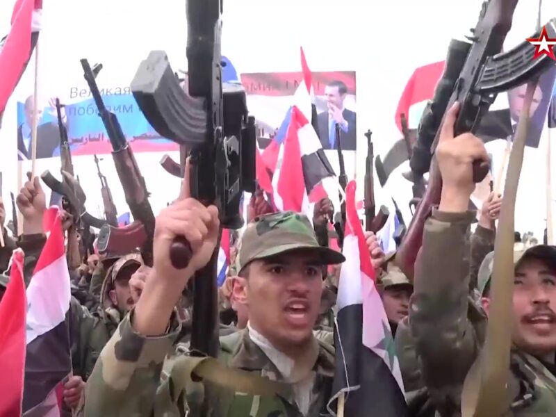 Syrian fighters who have volunteered to fight in Ukraine, according to official Russian media. (MEMRI)