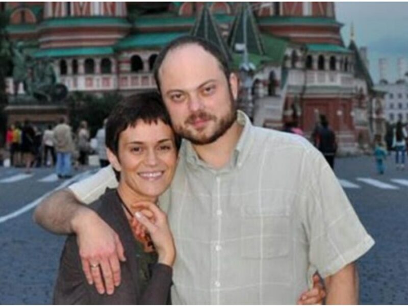 Evgenia and Vladimir Kara-Murza; Photo: UN Watch.