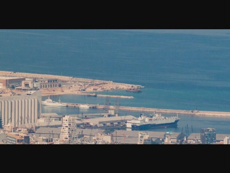 MV Rhosus cargo ship in the Port of Beirut, 2017. By HJP11 (https://commons.wikimedia.org/wiki/File:MV_Rhosus_Beirut.jpg).