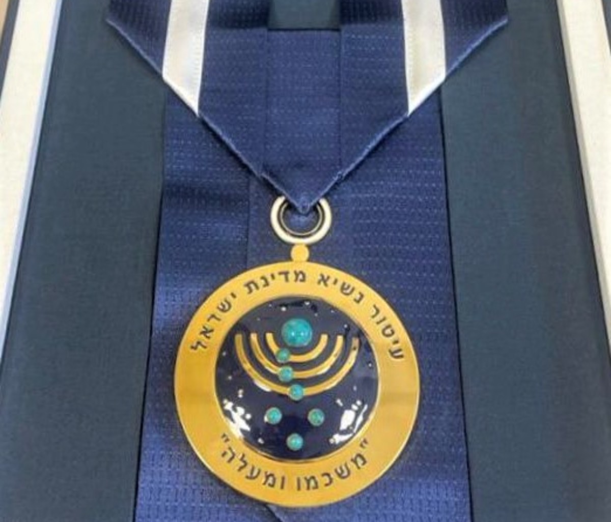 Israeli Presidential Medal of Honor. Credit: Courtesy.