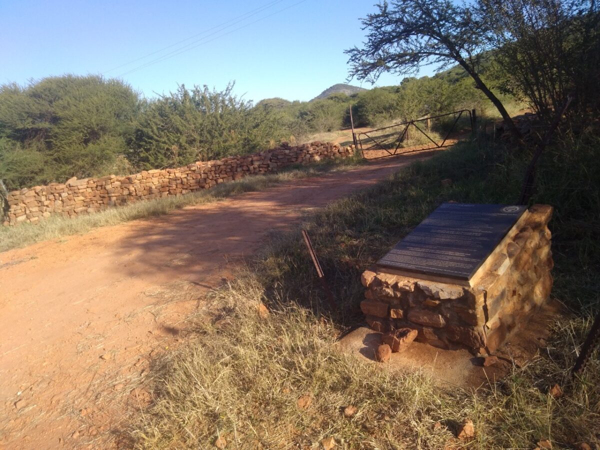 Kaditshwene heritage site, on privately owned land, North West province; Photo by Kenneth Mokgatlhe.