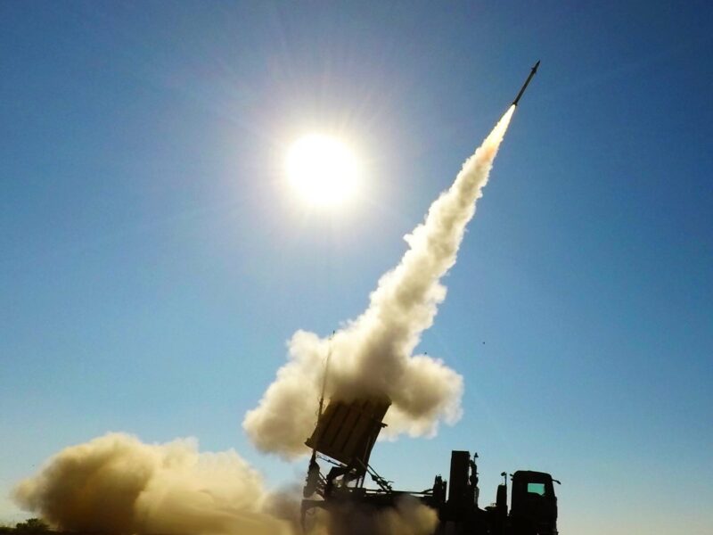 A view of the Iron Dome air-defense system. Credit: Rafael Advanced Defense Systems.