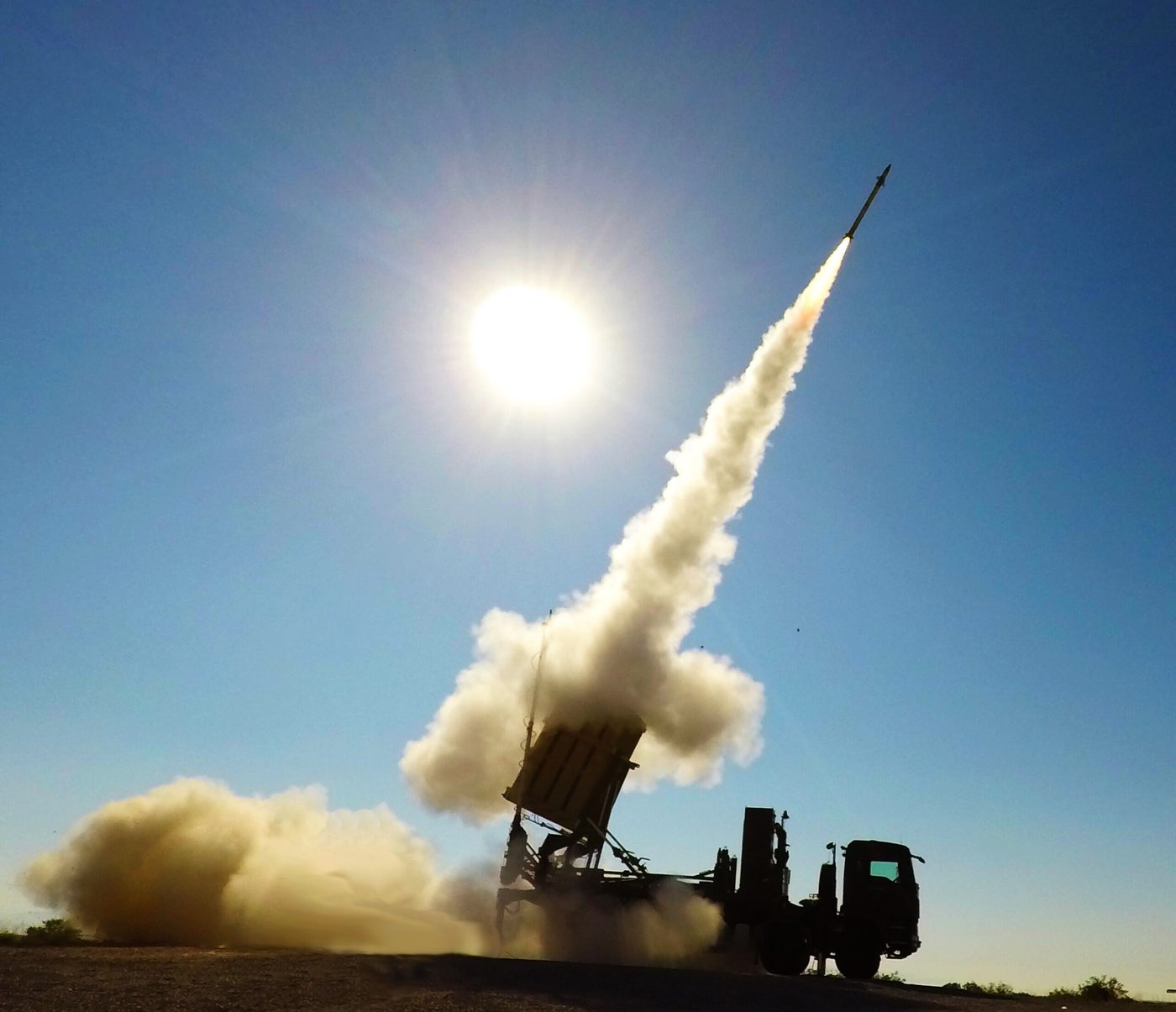 A view of the Iron Dome air-defense system. Credit: Rafael Advanced Defense Systems.