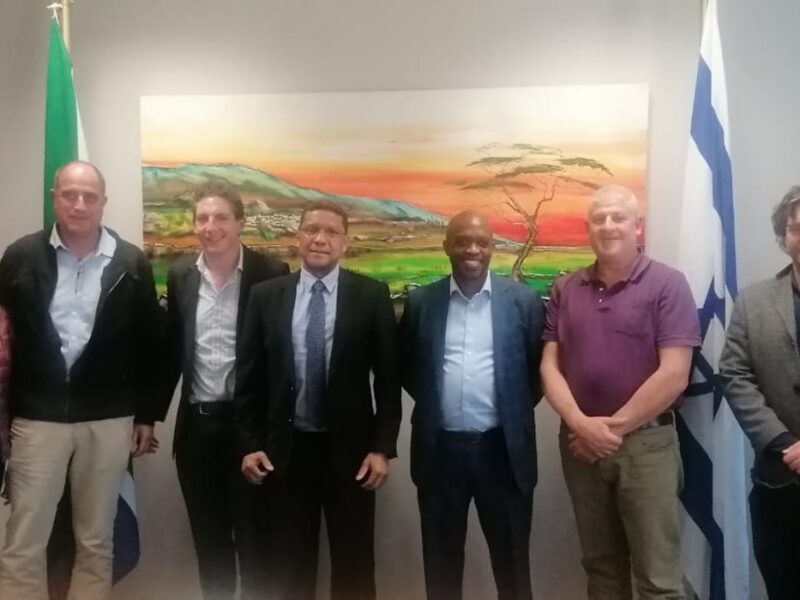 Israeli and JNF delegation meeting Alderman Randall Williams, Executive Mayor of Tshwane. Courtesy: JNF SA.