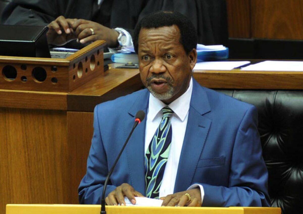 Reverend Kenneth Meshoe speaks during the State of the Nation Address debate in Parliament, February 2013. source: GovZA, https://creativecommons.org/licenses/by-nd/2.0/