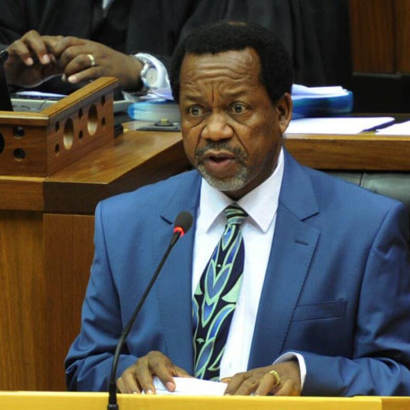 Reverend Kenneth Meshoe speaks during the State of the Nation Address debate in Parliament, February 2013. source: GovZA, https://creativecommons.org/licenses/by-nd/2.0/