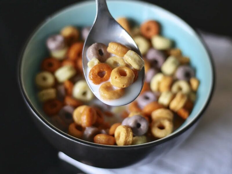 Colourful processed cereal; RawPixel - public domain.