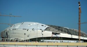 Al Wakrah Stadium - Doha, Qatar. Photo by: Matt Kieffer, Flickr, https://creativecommons.org/licenses/by-sa/2.0/