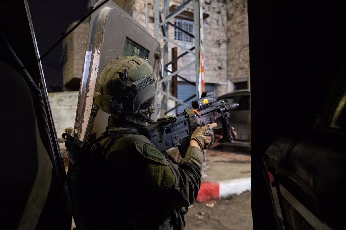 Israeli troops conduct counter-terror operations in Judea and Samaria, Nov. 8, 2022. Credit: IDF Spokesperson's Office.