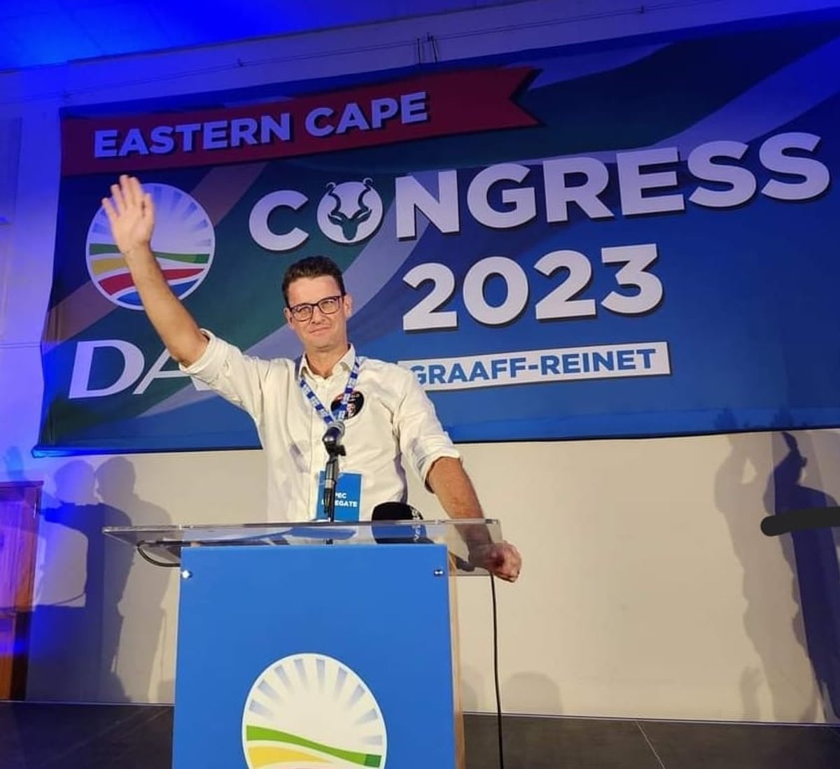 Andrew Whitfield, MP, DA EC Provincial Leader.